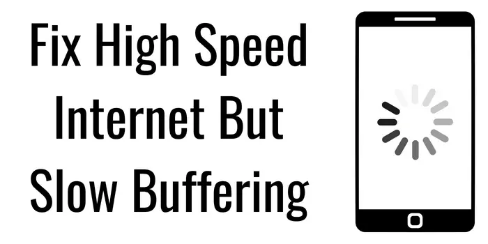 High speed internet but slow buffering