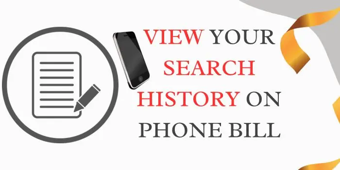 View Your Search History on Phone Bill