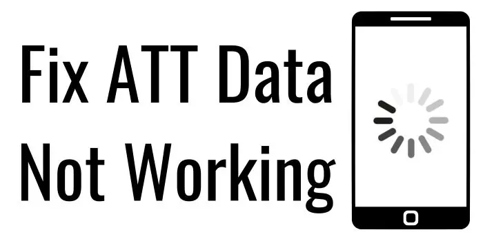 ATT data not working